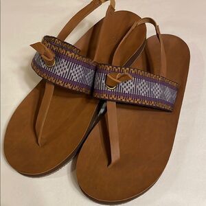 Feelgoodz Zensole Bohemian Sandals with Geometric Strap
